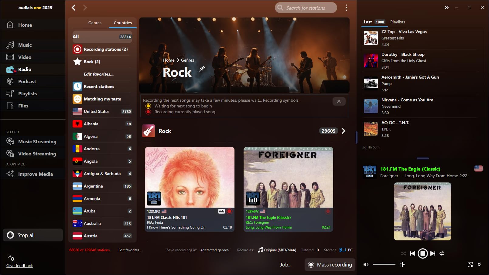 Audials One Ultra 2025 - Premium Music & Video Recorder Software for PC [Digital Download] - Perfect for Recording Streaming Music, Podcasts & Movies