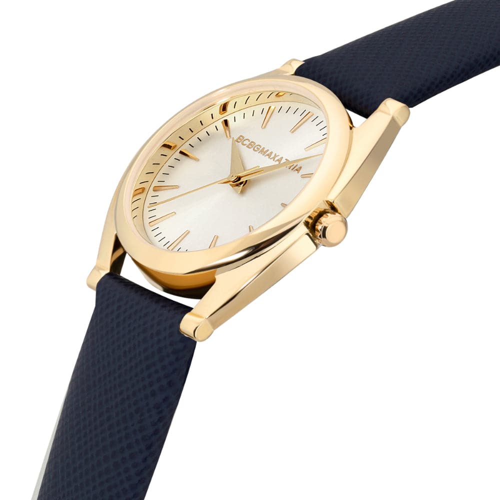 BCBGMAXAZRIA BAWLA2133803 Blue Leather Women's Watch - Elegant Fashion Accessory for Everyday Wear & Special Occasions
