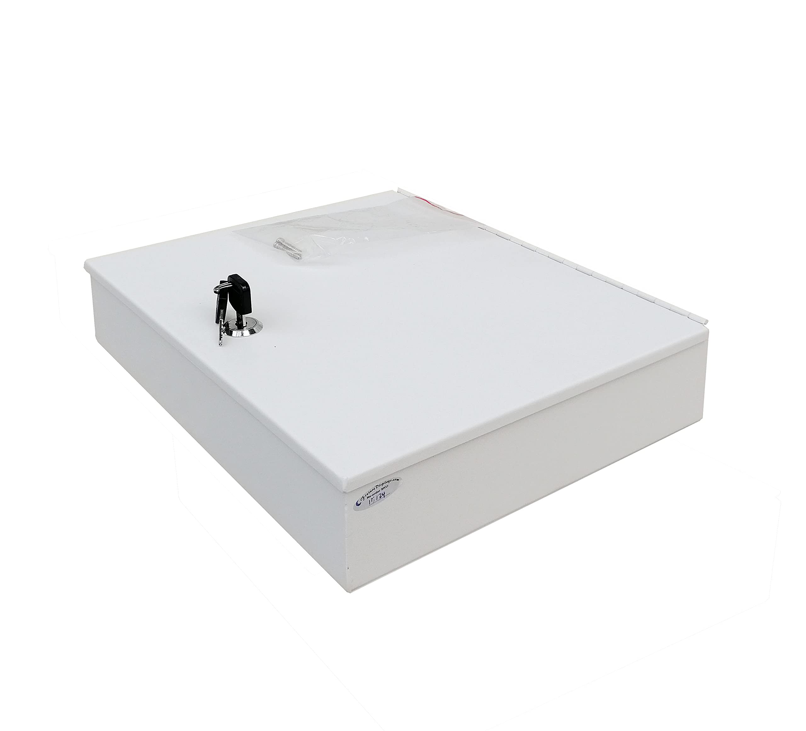 FixtureDisplays® 90-Key Steel Lockable Storage Box with Wall Mount - Secure Key Organizer Cabinet for Home, Office & Commercial Use