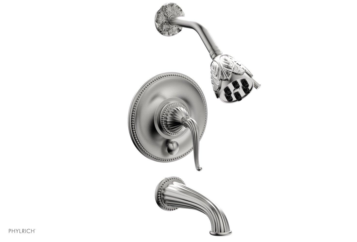 GEORGIAN & BARCELONA PB2141 Pressure Balance Tub and Shower Faucet Set - Matte Black Bathroom Fixture for Modern Homes & Luxury Hotels