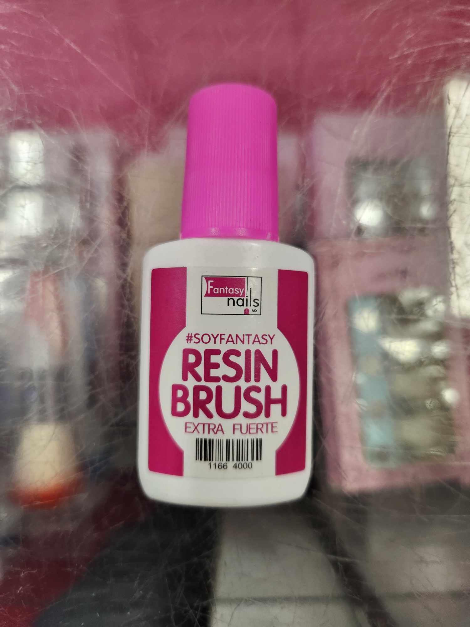 Fantasy Nails Resin Glue - Extra Strong 12ml Brush for DIY Nail Art