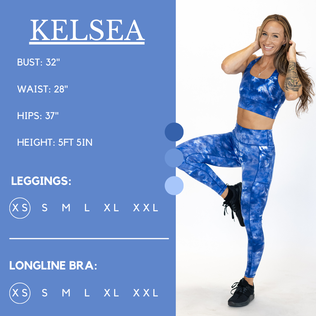 Dye Hard Leggings for Women - High Waist Yoga Pants, Soft & Stretchy Workout Leggings in Blue - Perfect for Gym, Running, Yoga & Casual Wear