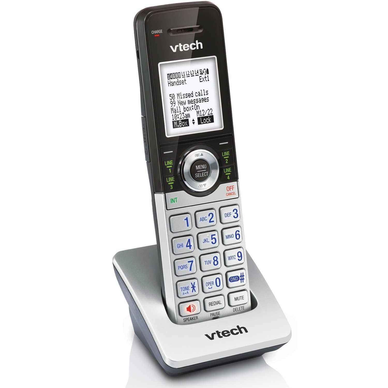 VTech CM18045 DECT6.0 Cordless Handset for 4-Line Expandable Business Phone System | Compatible with CM18445 | Ideal for Small Office & Home Office (SOHO) Communication