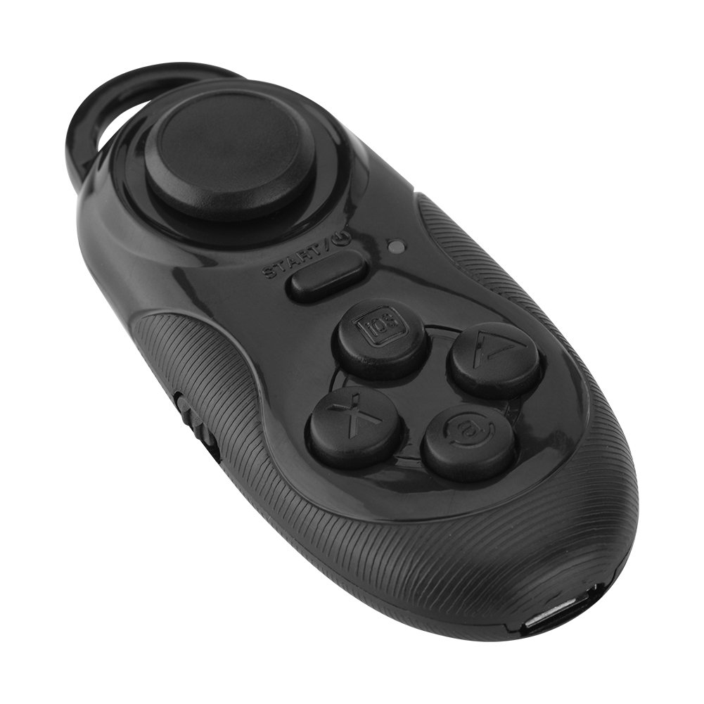 Tangxi 4-in-1 Wireless Bluetooth Remote Control - VR Gamepad, Selfie Timer & Phone Controller for iOS/Android | Perfect for VR Gaming, Group Photos & Hands-Free Video Recording