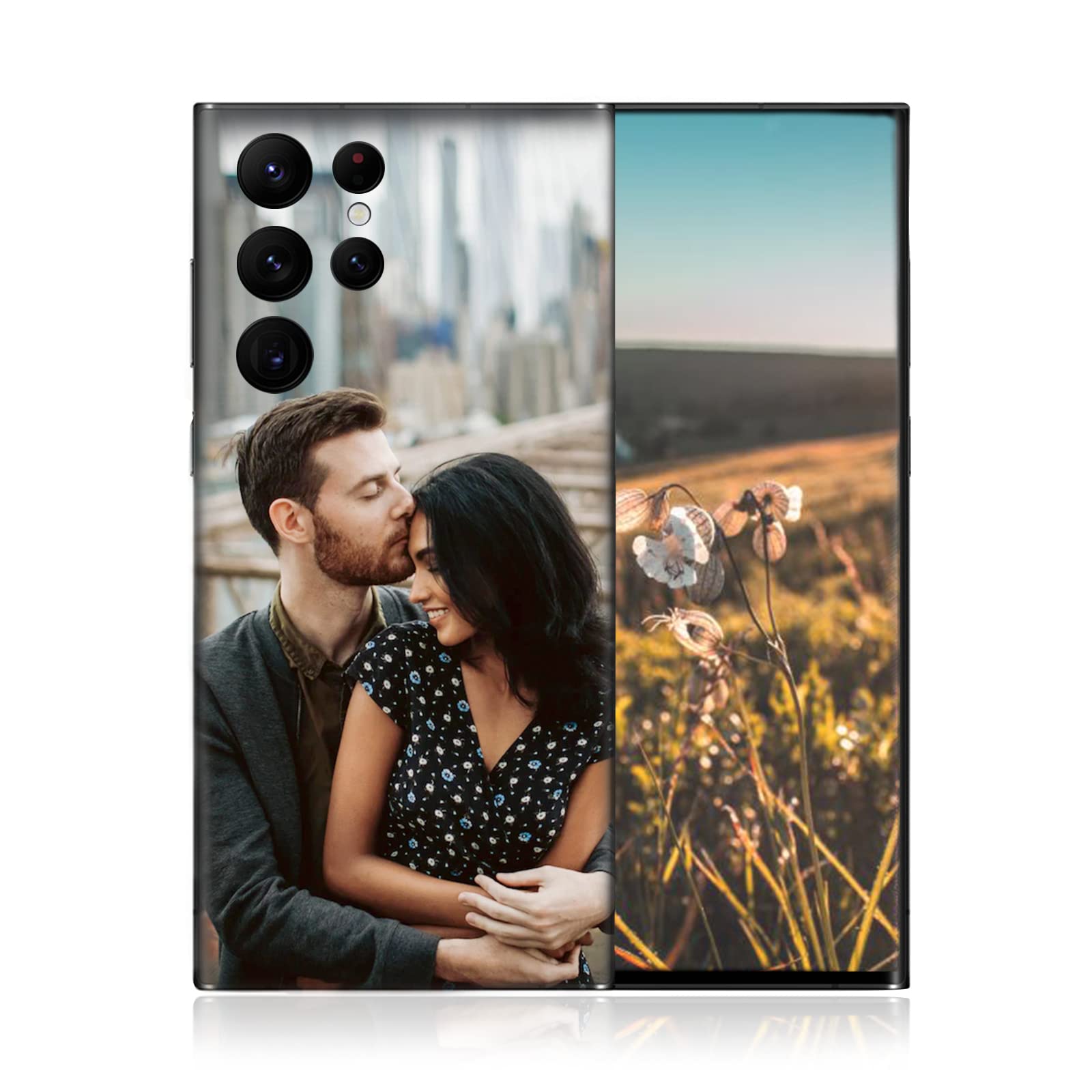 Custom Photo Phone Case for Samsung Galaxy S22 Ultra - Personalized TPU Cover with Your Own Image/Text - Durable Protective Case for Everyday Use, Travel & Gifts