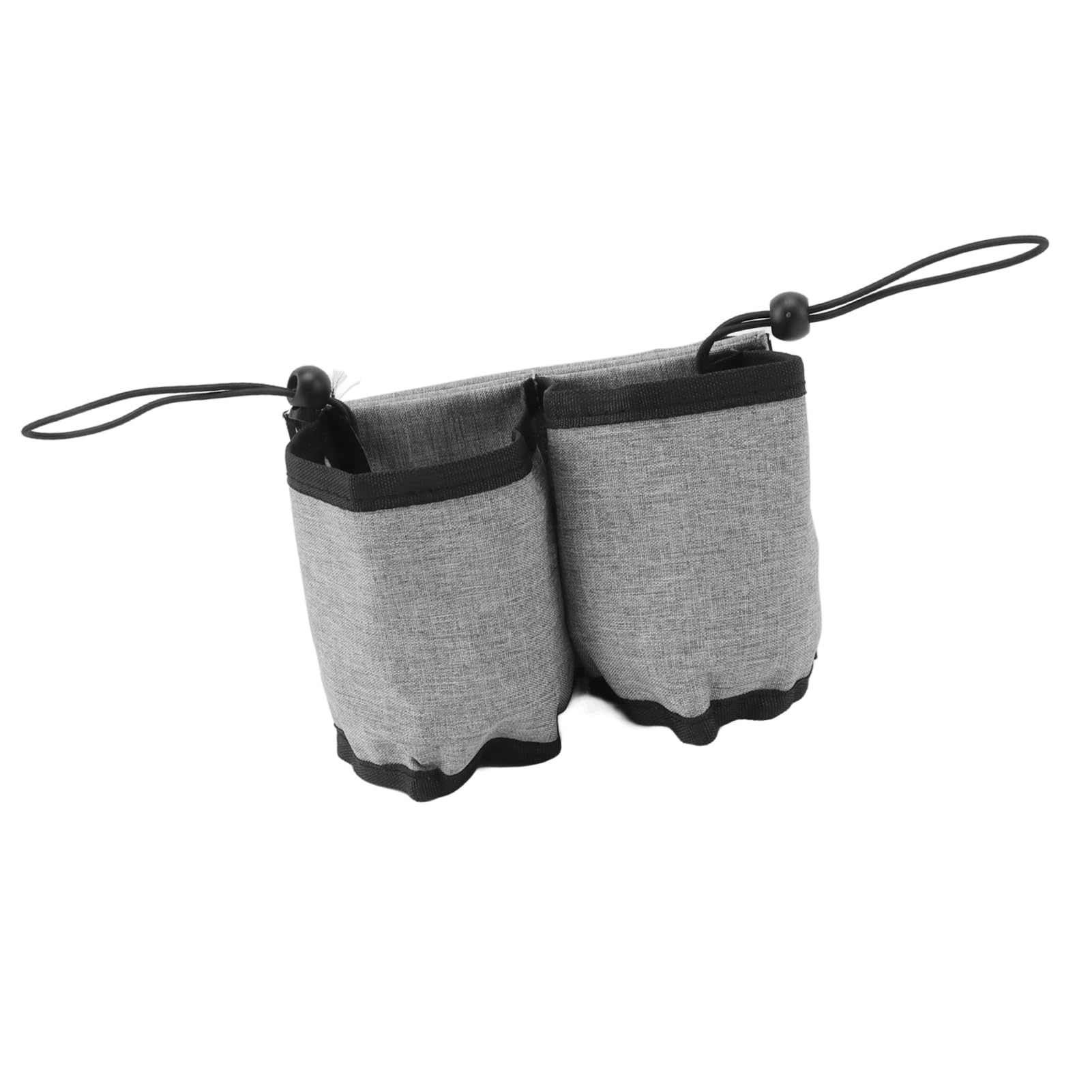 Foldable Travel Cup Holder for Two Drinks - Oxford Fabric Beverage Caddy with Washable Design - Perfect for Car, Airplane, and Outdoor Adventures