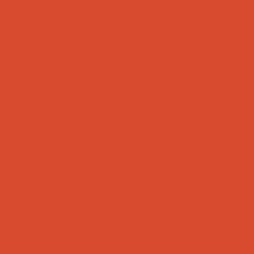 106 - Matte Muted Red (Hex Code: #D84b2e)