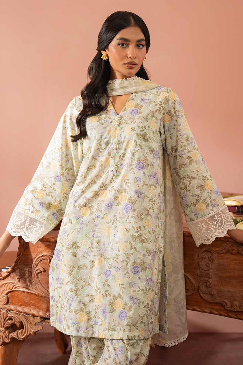 AQUA PLUSH 3-Piece Ethnic Outfit Set (Shirt, Dupatta & Trousers) for Women - Comfortable & Stylish Indian Traditional Wear - Perfect for Festivals, Weddings & Cultural Events