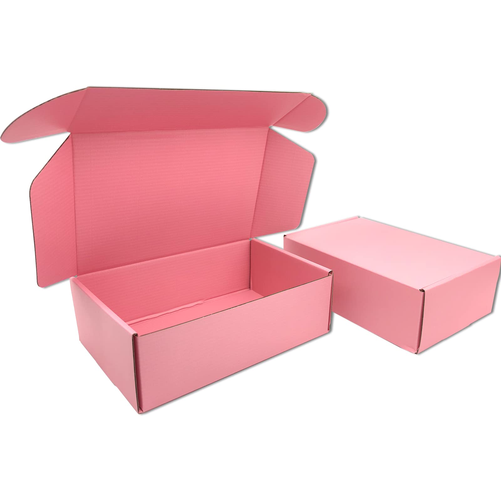 9x6x3 Pink Shipping Boxes - Set of 25 for Small Business | Perfect for Mailing & Ecommerce Packaging