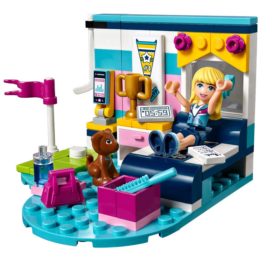 LEGO Friends Stephanie’s Bedroom 41328 Building Set - 95 Piece Creative Toy for Girls Ages 6-12 | Perfect for Birthday Gifts & Pretend Play Bedroom Decor
