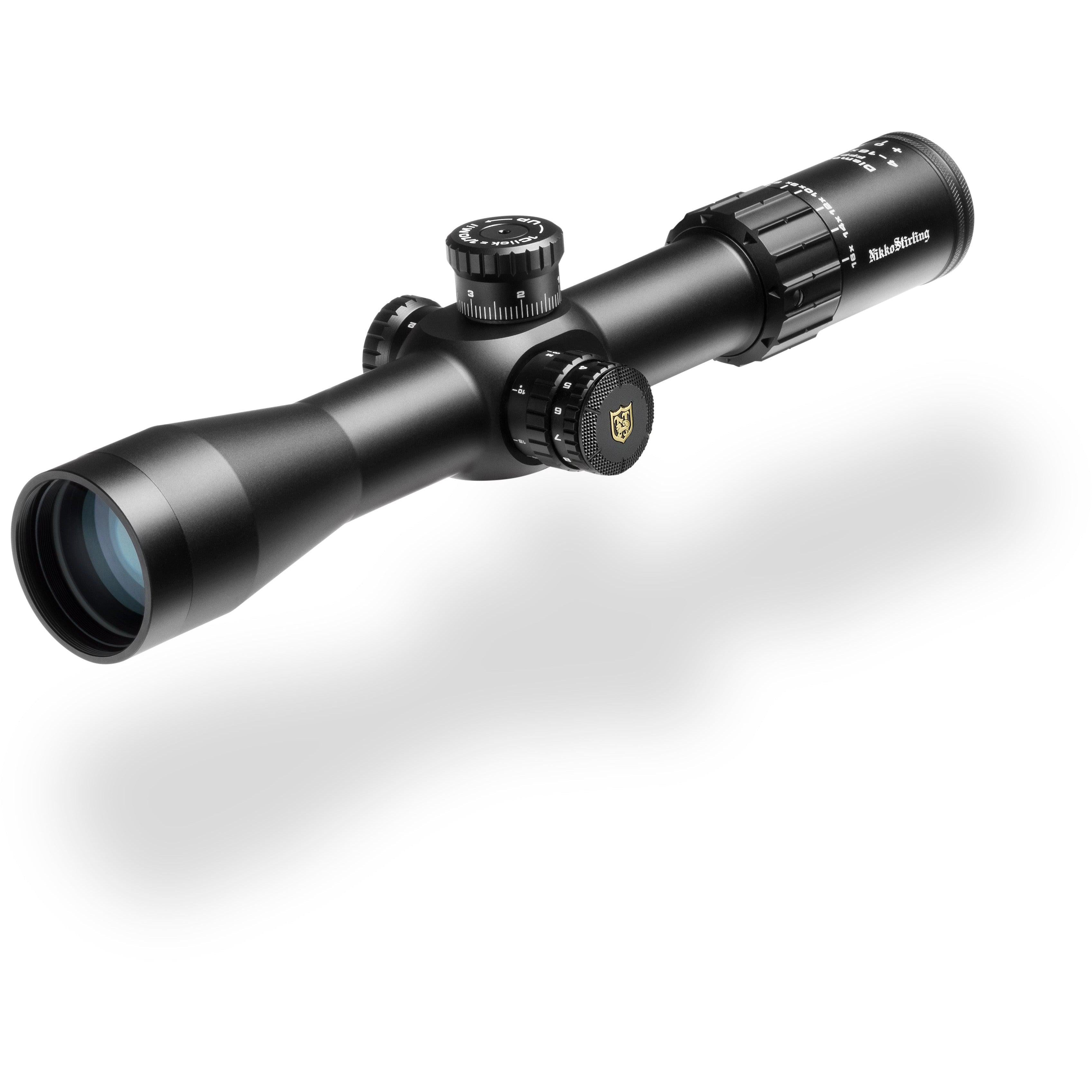 Nikko Stirling Diamond FFP 34mm 4-16x44 Rifle Scope - High Precision Hunting & Shooting Optics for Long Range Target Practice & Outdoor Adventures