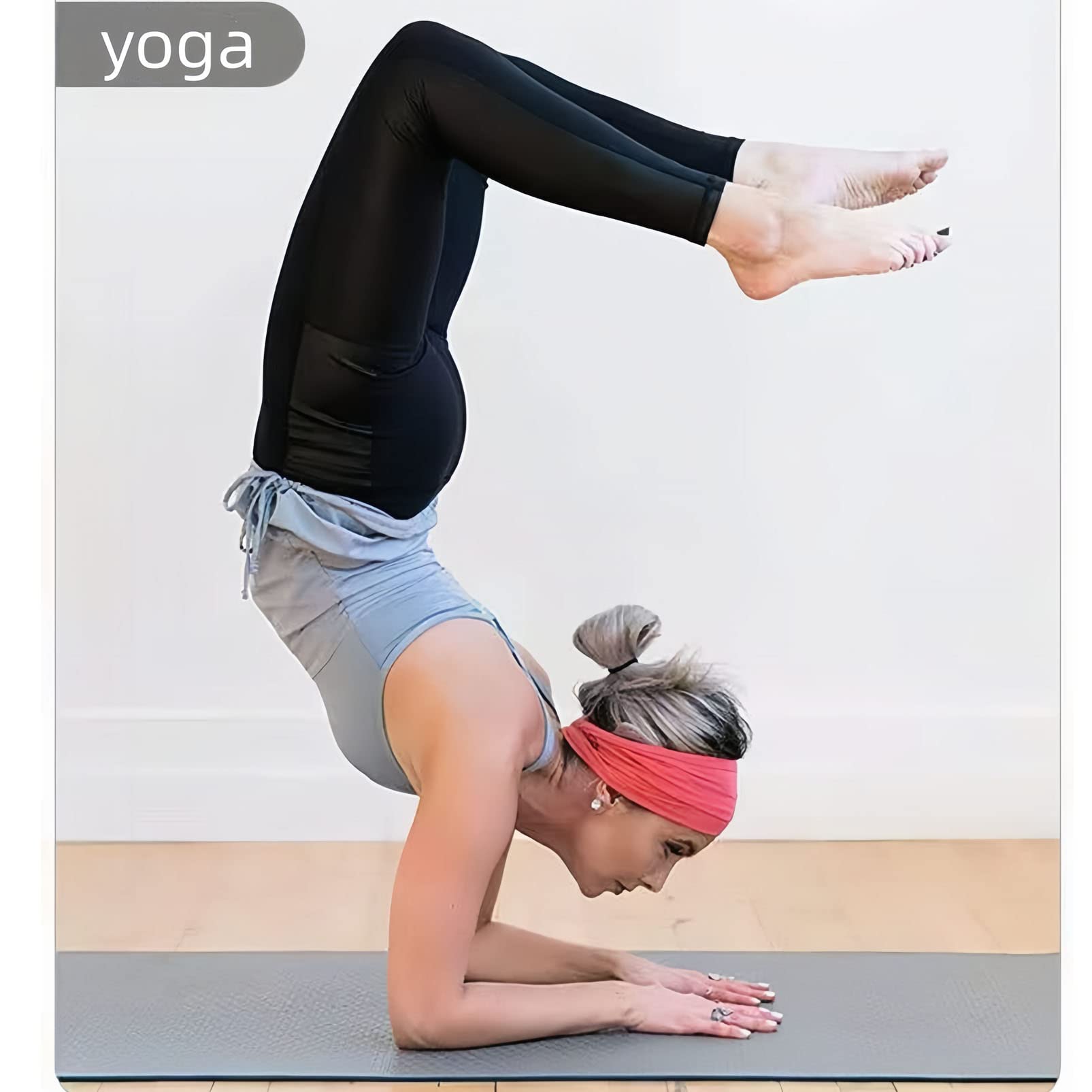 Super Soft Women's Headbands - Non-Slip Yoga & Running Sweatband, Thick Elastic Sports Hair Bands for Workouts, Gym, Tennis & Daily Fashion Wear