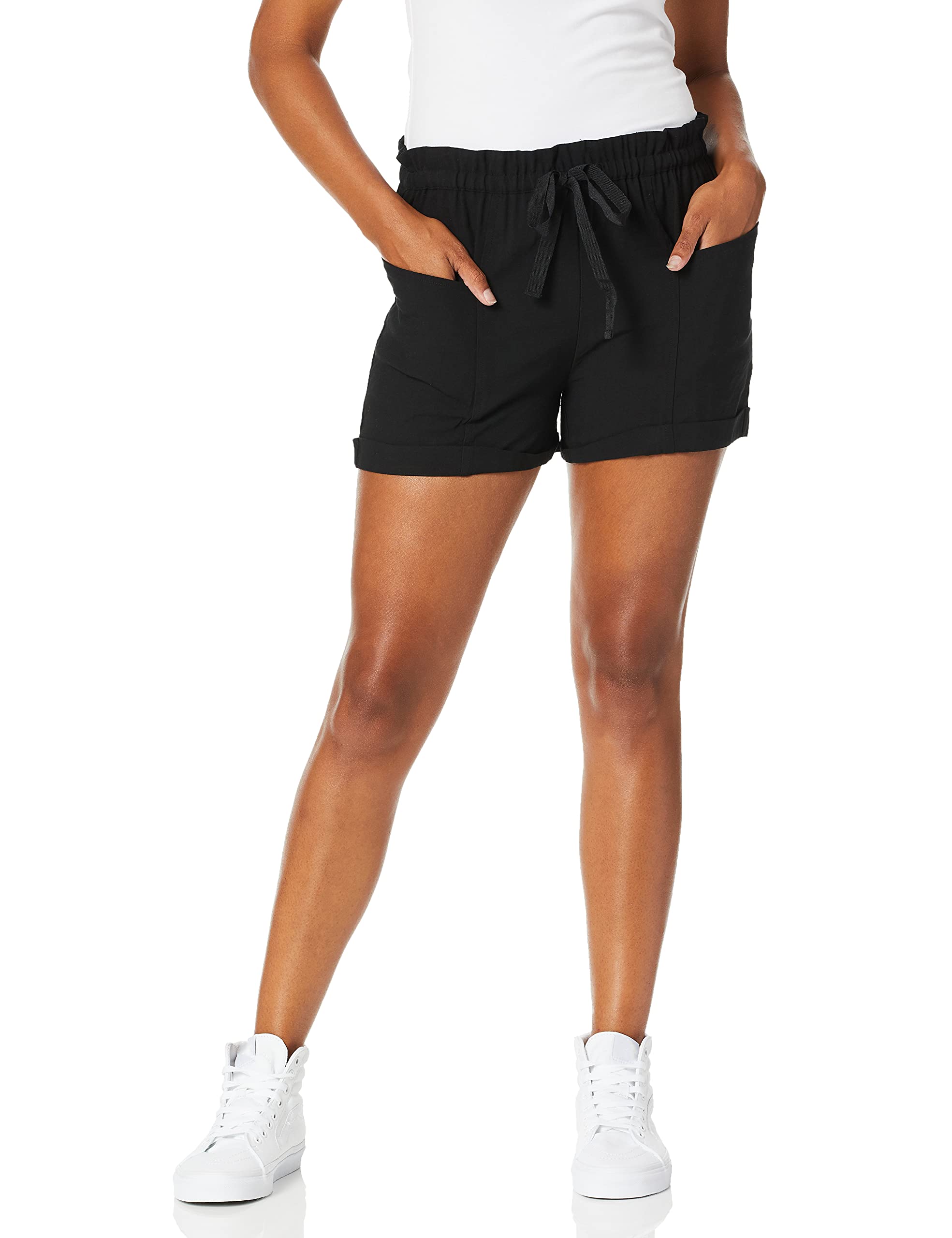 Kensie Women's Swiss Twill Shorts - Comfortable High-Waisted Summer Casual Shorts for Women | Perfect for Beach, Vacation & Everyday Wear
