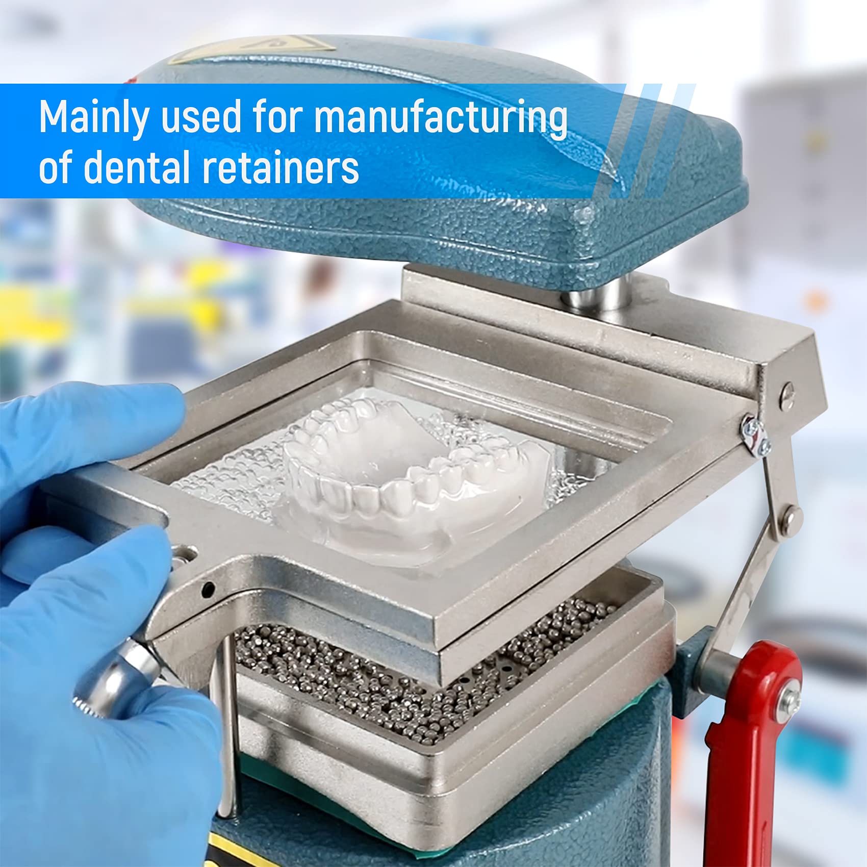 **Annhua 20Pcs Dental Splint Material - 1.0MM Hard Dental Vacuum Forming Sheets, Bubble-Free Thermoforming Sheets for Dental Splints & Night Guards (5
