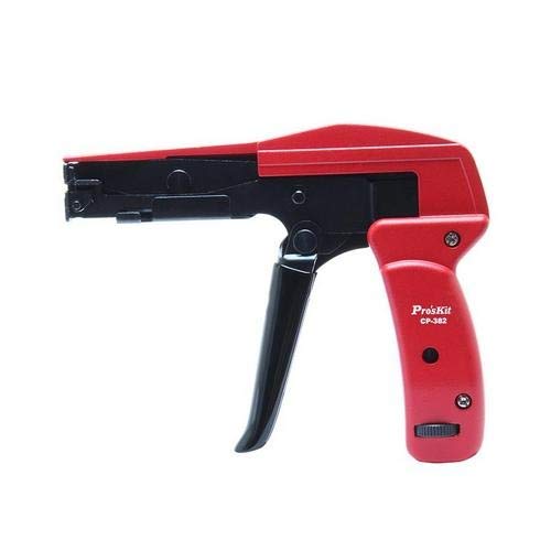 CP-382 Professional Cable Tie Gun Set - 5 Pack | Heavy Duty Zip Tie Tensioning Tool for Electrical, Automotive & Industrial Use | Secure Wire & Cable Management