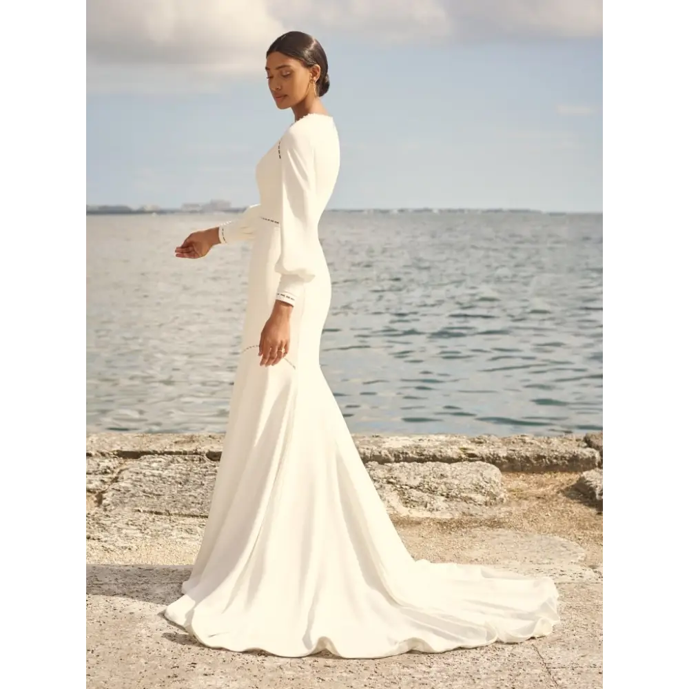 Austin Leigh by Sottero and Midgley Wedding Dress Sample Sale - Elegant Lace Bridal Gown for Church Ceremony & Beach Weddings
