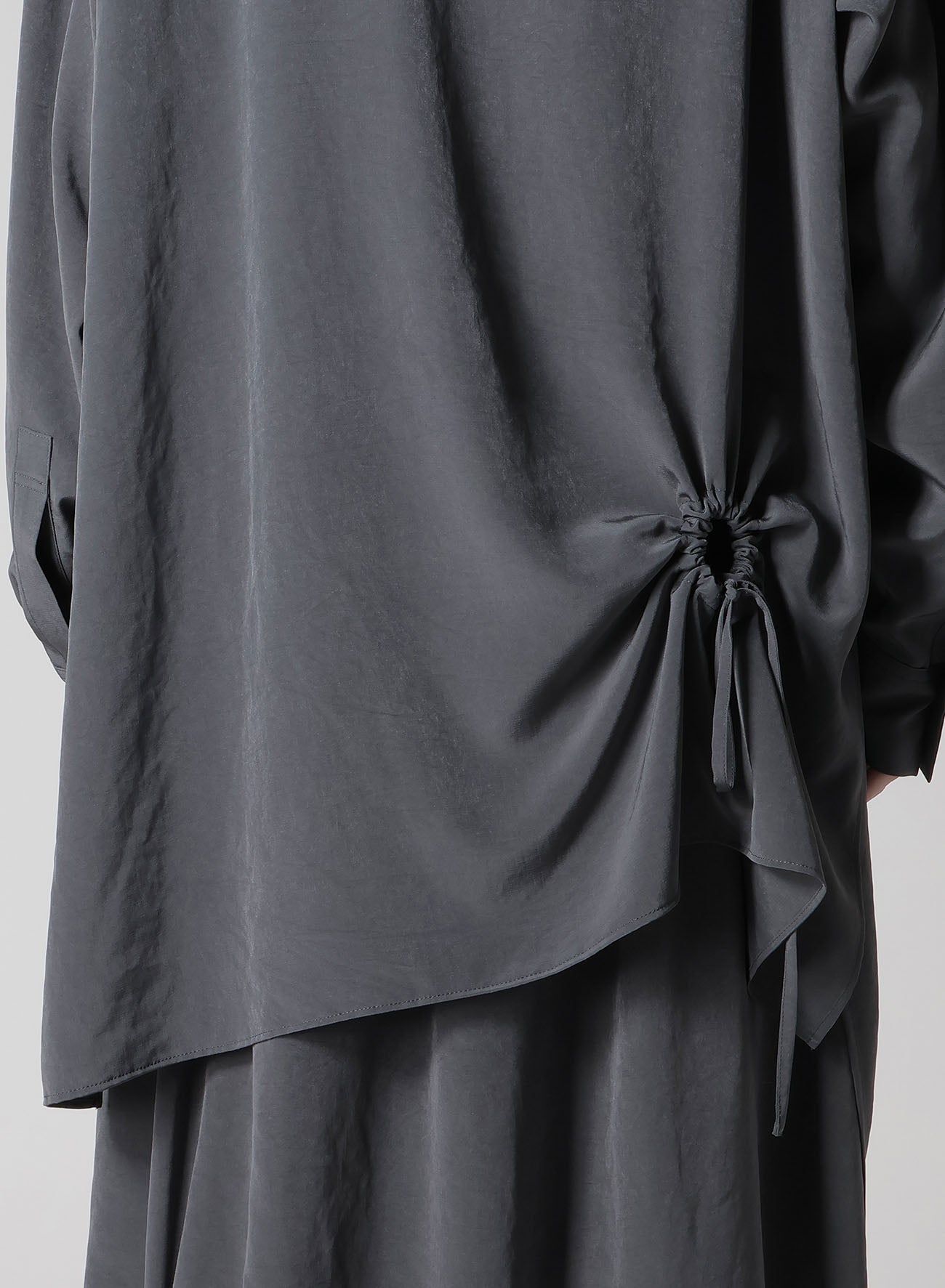 Elegant Crepe de Chine Circle Gathered Blouse for Women | Flowy & Feminine Top | Perfect for Office, Date Night & Special Occasions