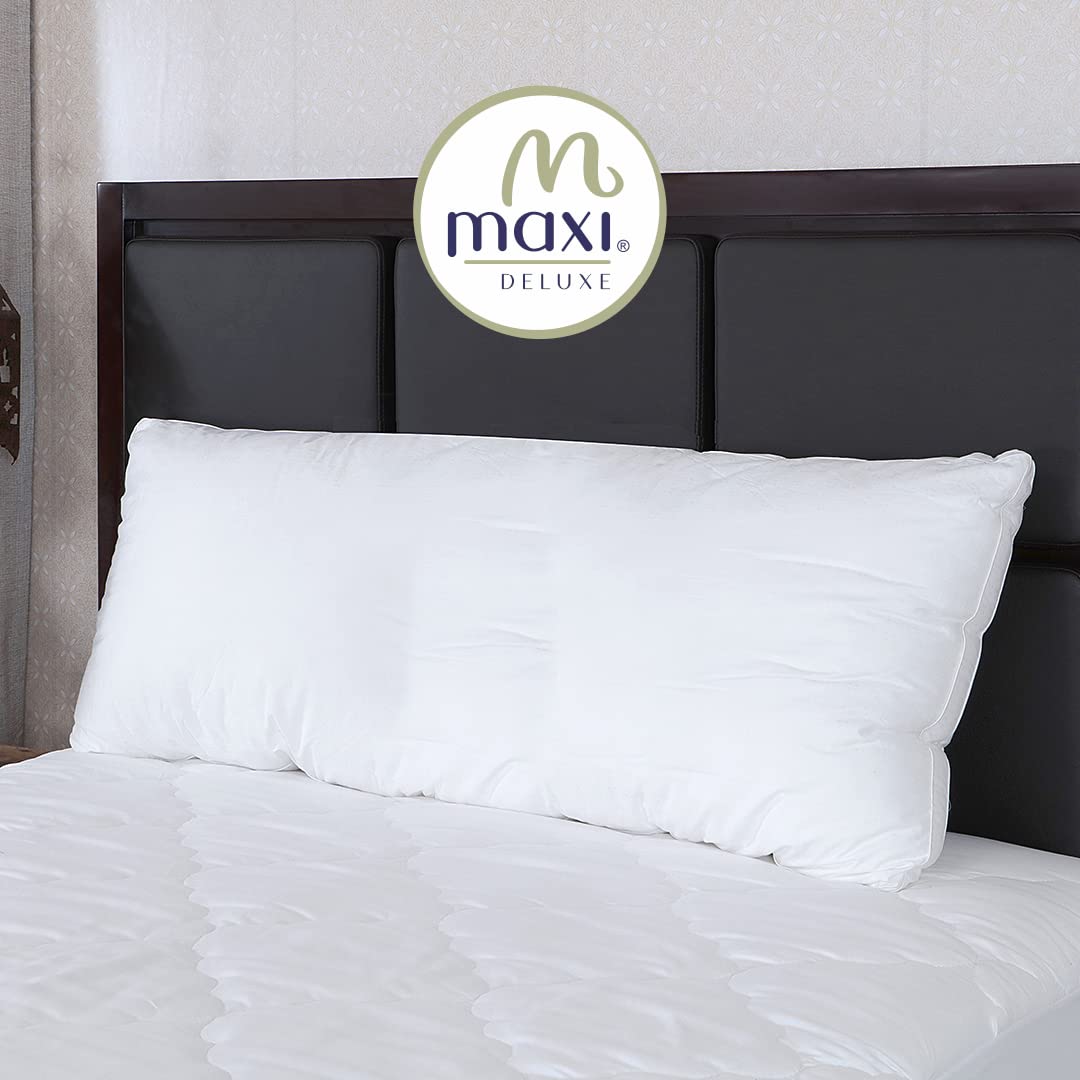 Luxury Hotel-Style Body Pillow - 20x55 Inches, Ultra Soft & Comfortable, 300 Thread Count - Relieves Neck & Back Pain - Perfect for Home, Office, or Travel Use