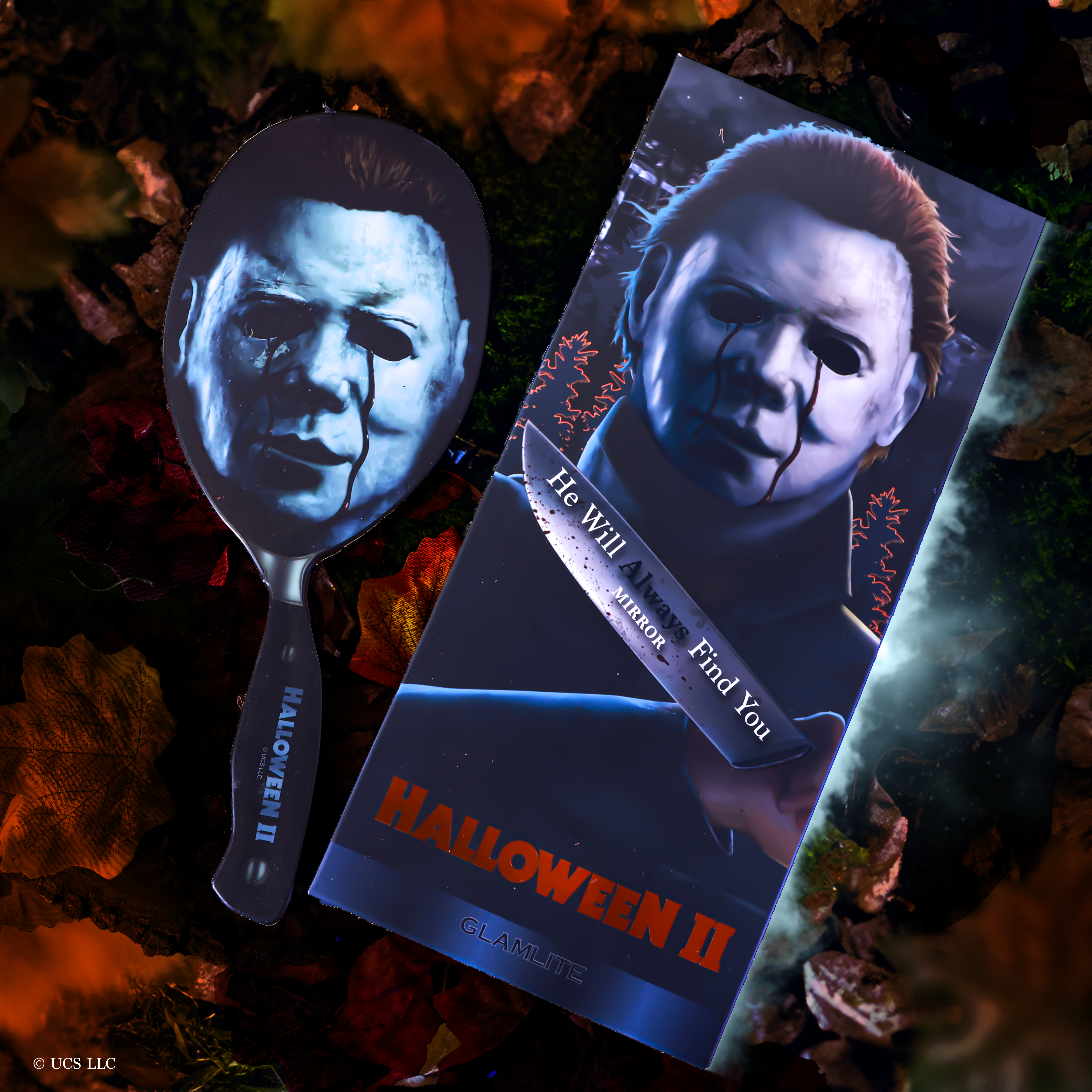 Halloween II Michael Myers Mask Mirror - Horror Movie Prop & Collectible for Halloween Decorations, Cosplay, and Themed Parties