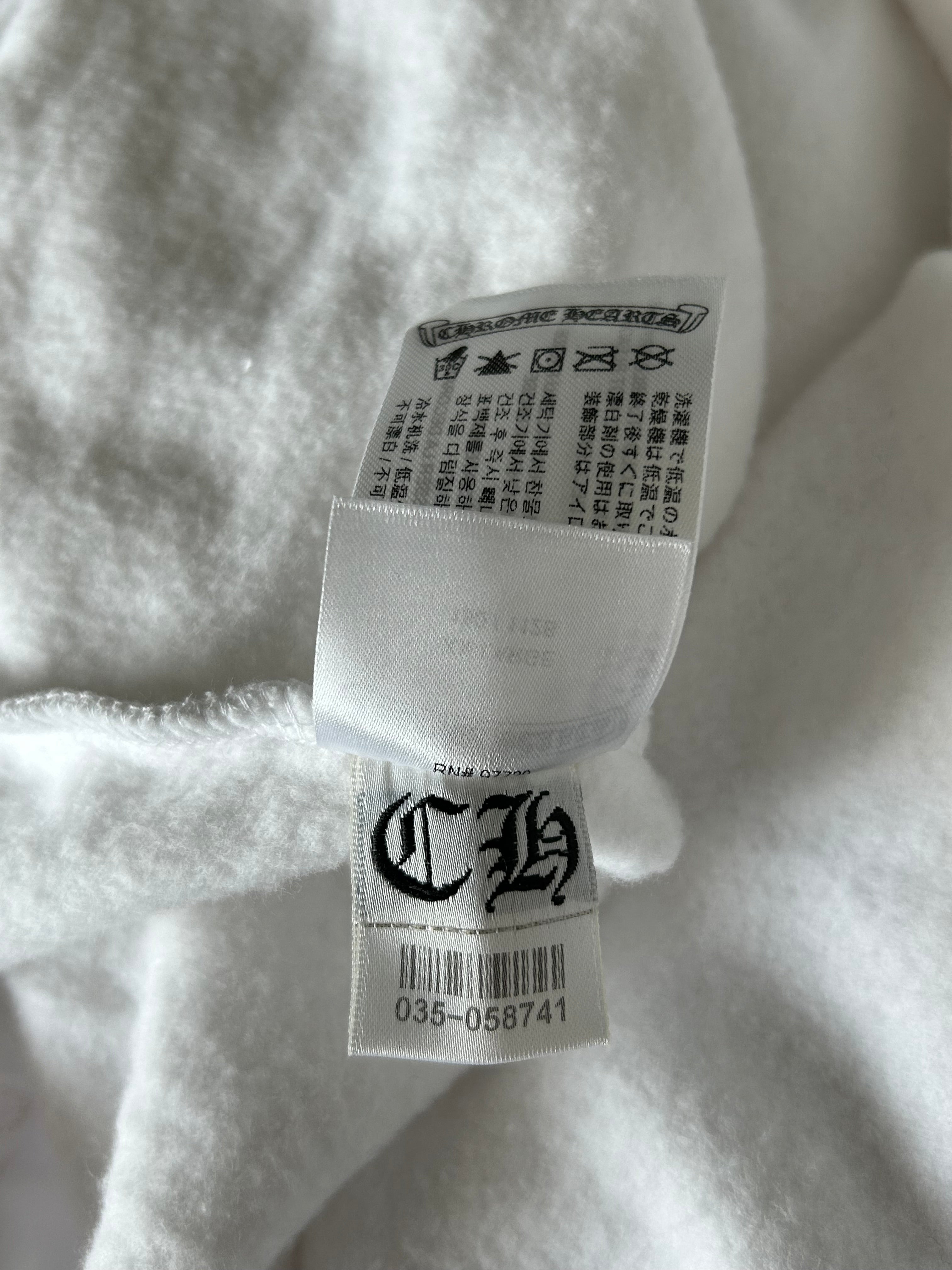 Chrome Hearts Love You Logo Sweater - Black & White Unisex Pullover for Casual Wear & Street Style Fashion