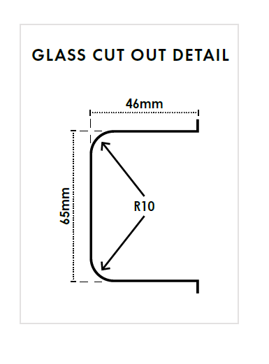 Frameless Shower Screen Hinge - Non-Offset Wall to Glass - Gunmetal Grey - Perfect for Modern Bathroom Renovations & Spa-Like Showers