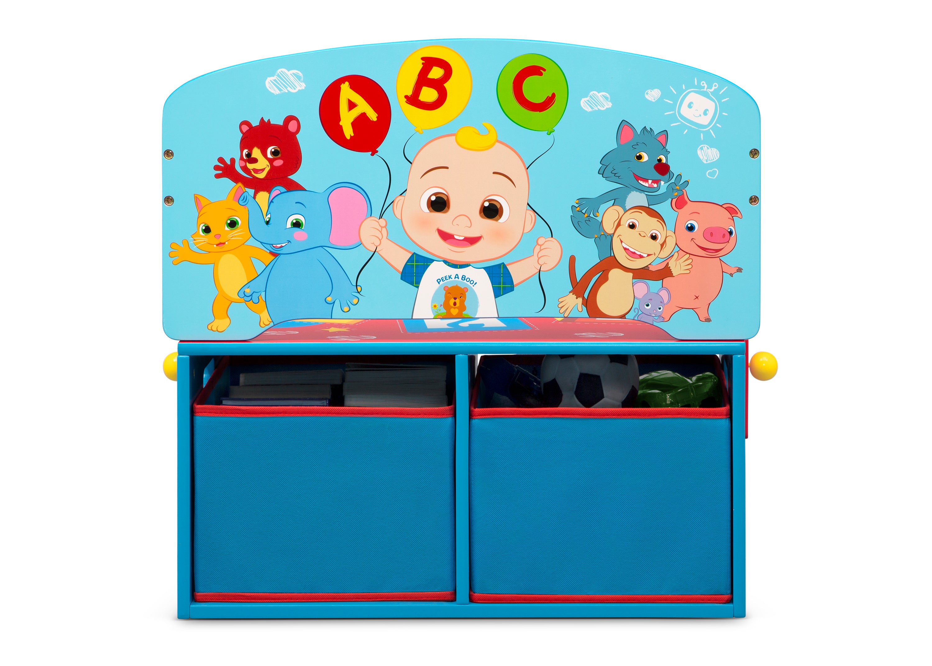 CoComelon 2-in-1 Kids Activity Bench and Desk - Convertible Play Table for Toddlers, Perfect for Drawing, Learning & Playtime Fun | Nursery, Preschool & Home Use