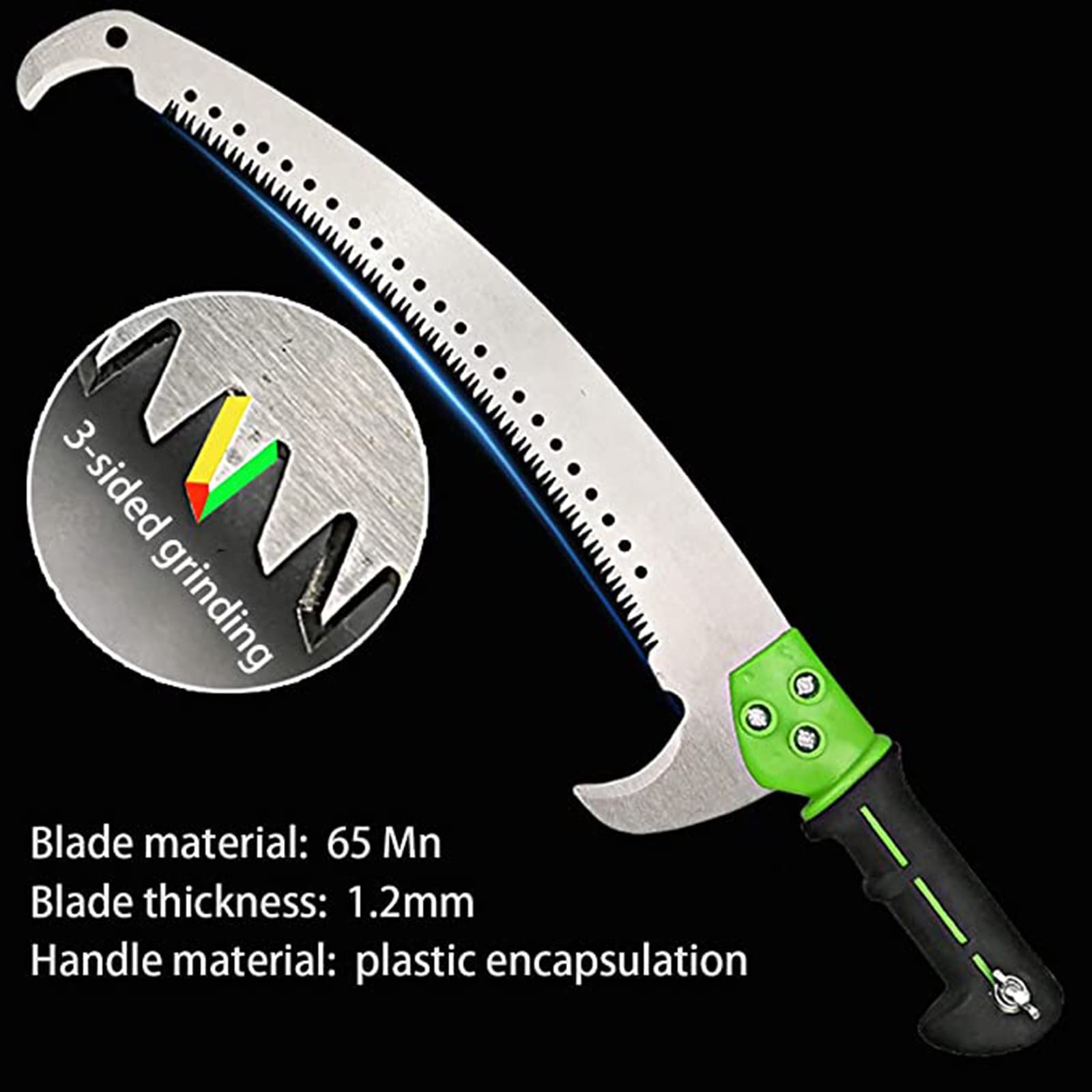 Telescopic Pole Saw for Tree Trimming - Extendable Pruning Saw with Lightweight Aluminum Pole for Cutting High Tree Branches in Yard, Garden, and Outdoor Landscaping - Perfect for DIY Tree Care and Professional Arborists