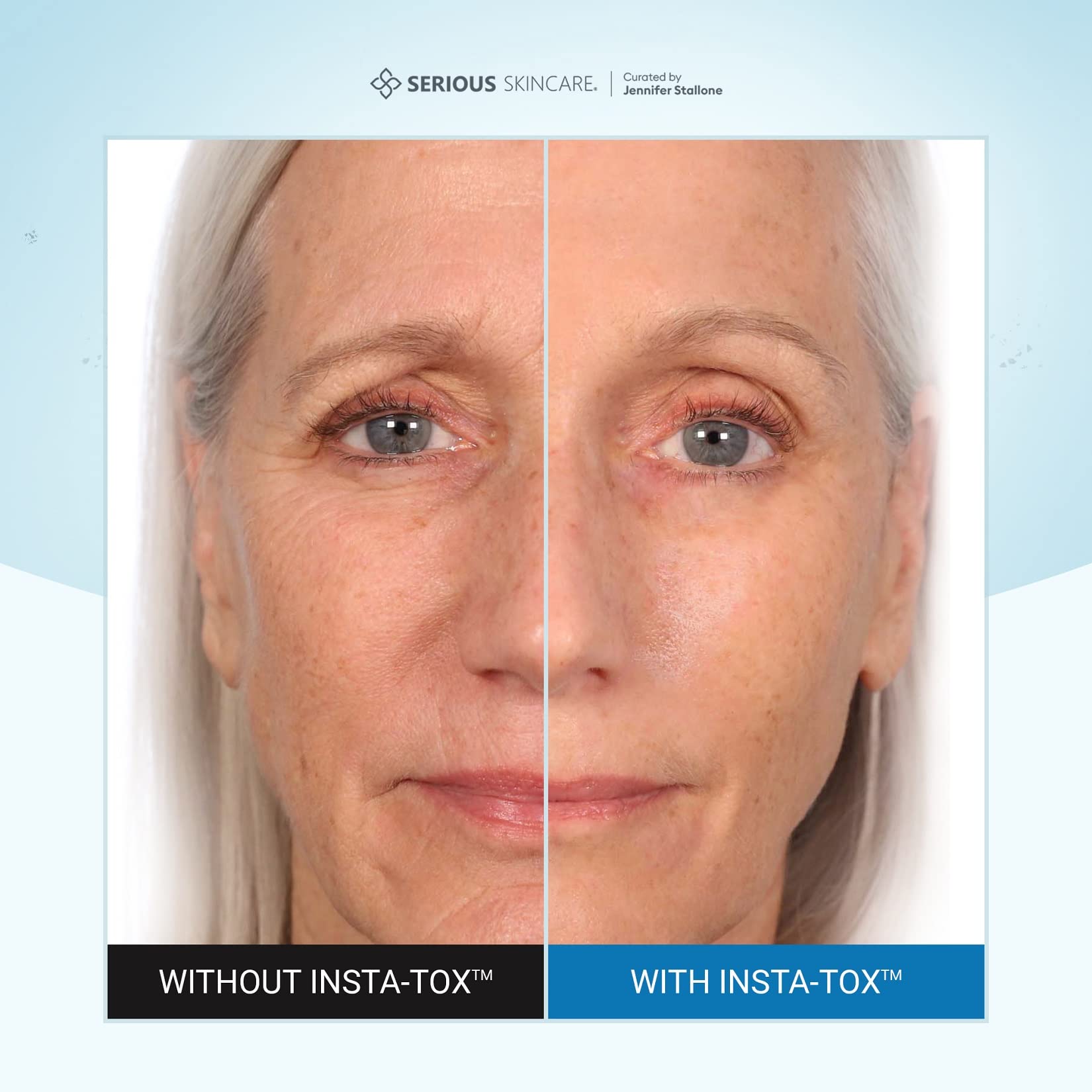 INSTA-TOX Instant Wrinkle Smoothing Serum - Anti-Aging Face Serum for Fine Lines & Wrinkles, Temporary Skin Tightener & Instant Line Filler - 2 Pack (1.5 Fl Oz Total) - Perfect for Daily Skincare Routine & Special Occasion Prep