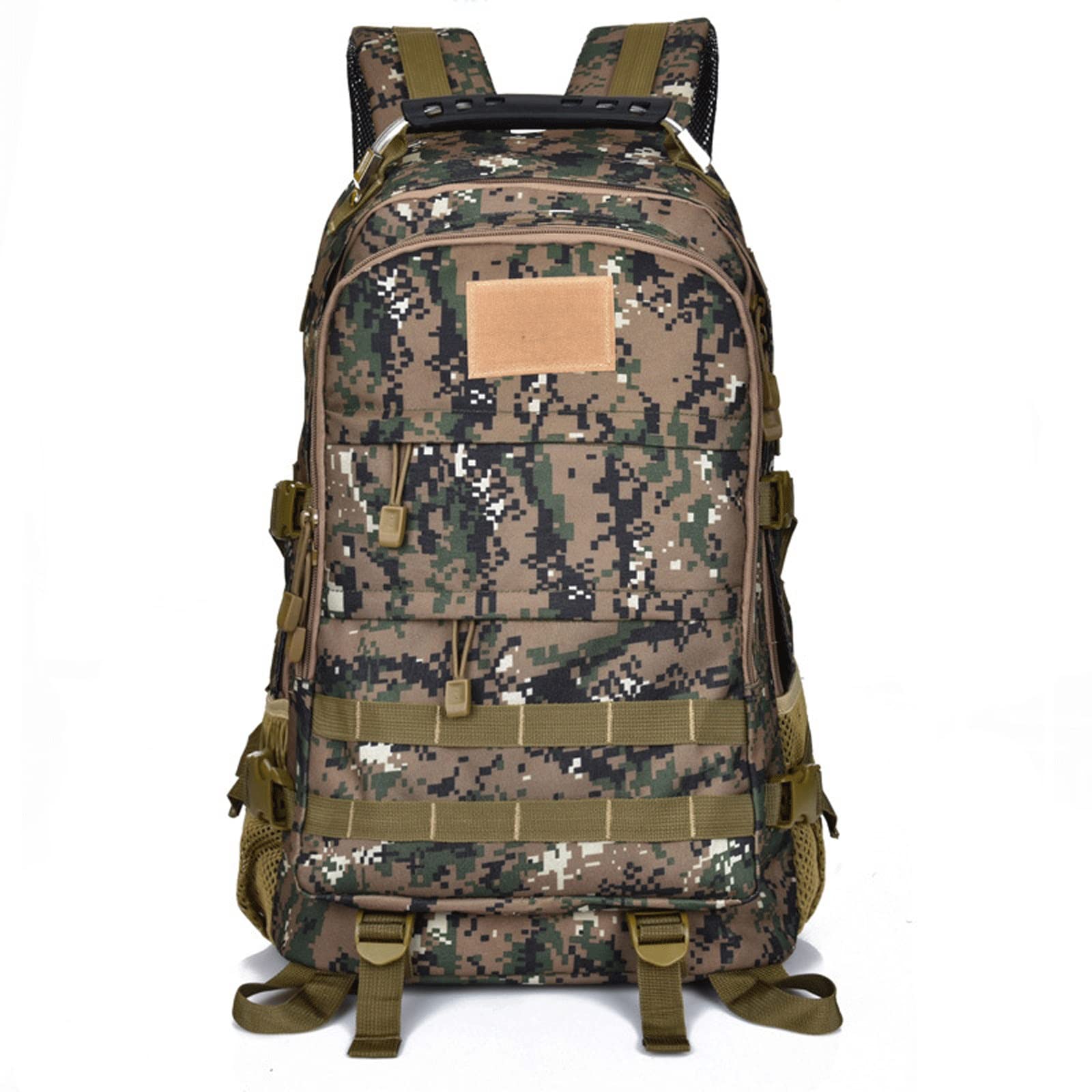 Tactical Backpack Military Assault Pack - 25L Large Capacity Hiking Backpack for Men & Women - Durable Army Rucksack with Digital Camo Design - Perfect for Outdoor Camping, Hiking & Travel
