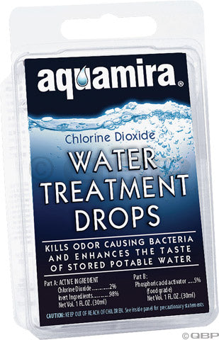 Aquamira Water Treatment Drops 1oz - Portable Water Purifier for Camping, Hiking & Emergency Preparedness