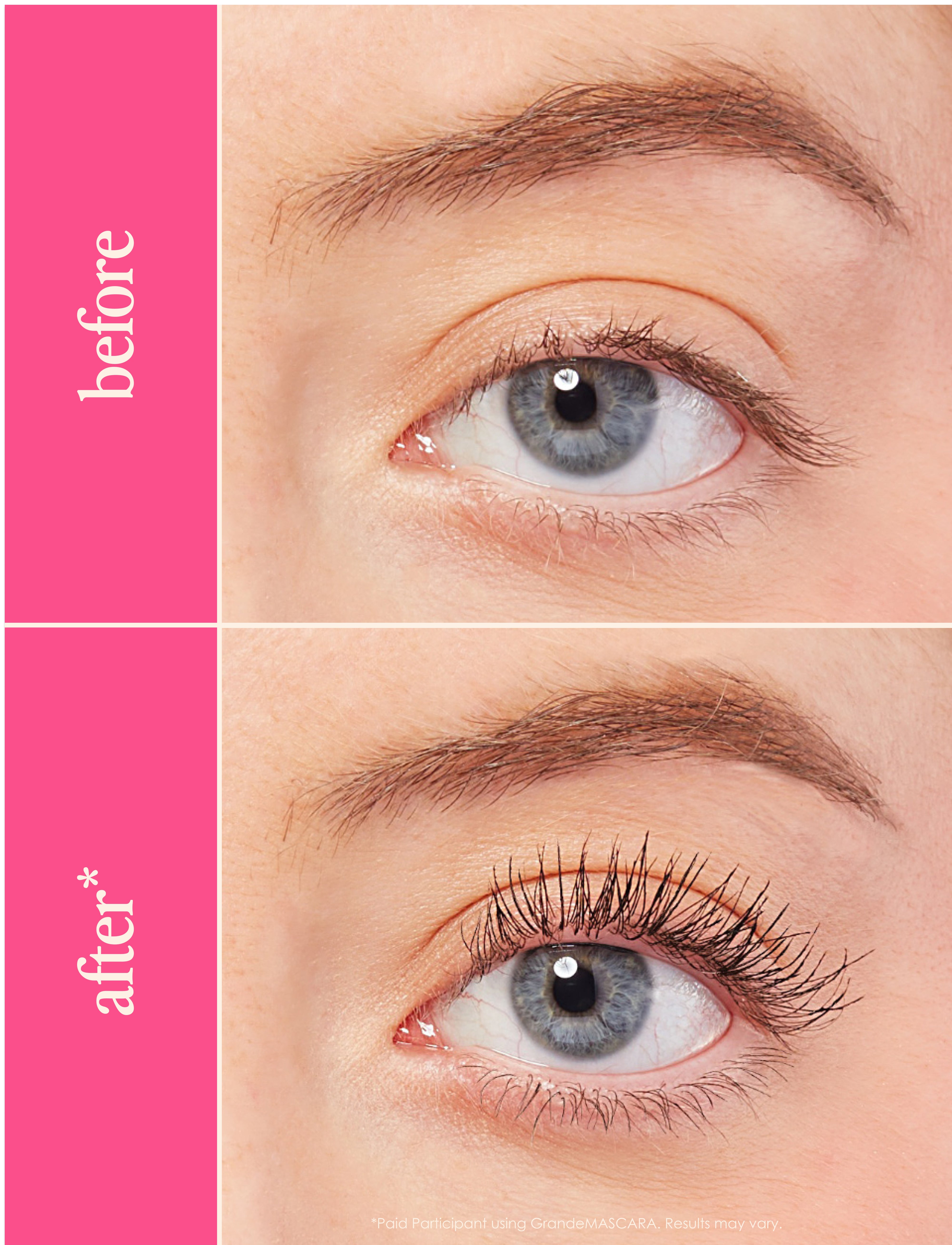 Grande Mascara - Volumizing & Lengthening Waterproof Mascara for Dramatic Lashes | Perfect for Day to Night Makeup Looks