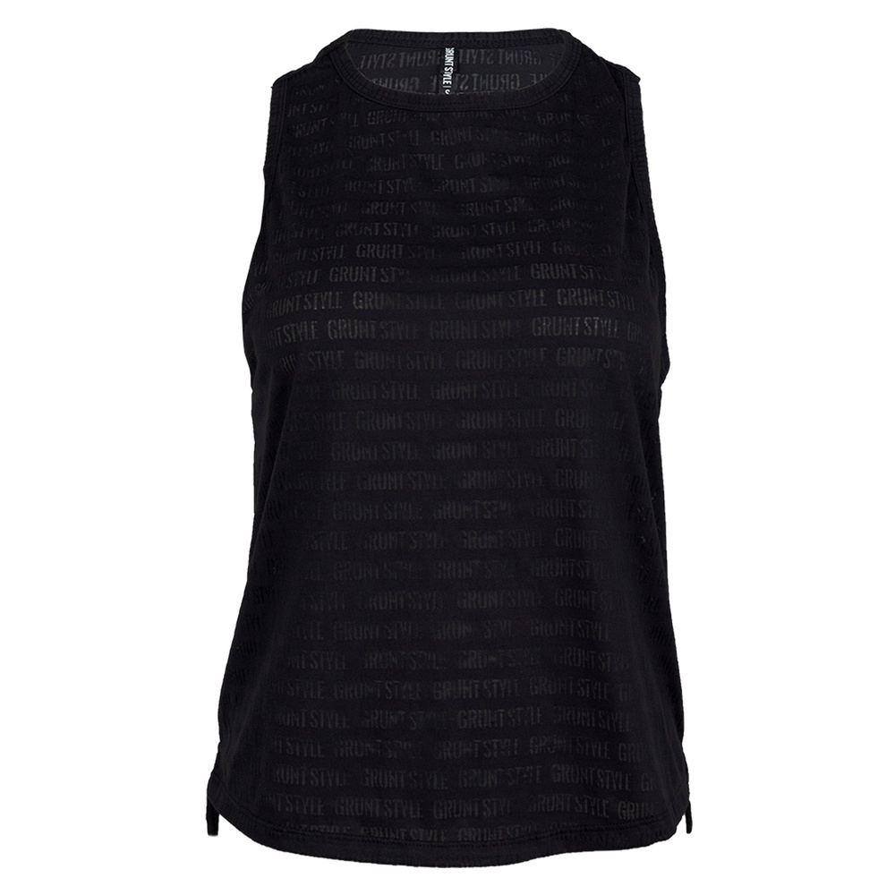 Women's Burnout Tank Top - Soft & Breathable Black Sleeveless Shirt for Yoga, Gym & Casual Wear