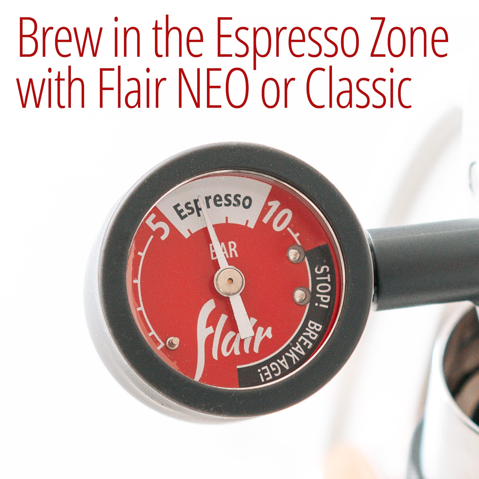 Premium Pressure Gauge Kit for Flair Espresso Makers - Compatible with NEO, Flex, Classic & Signature Models | Perfect for Home Baristas & Espresso Enthusiasts