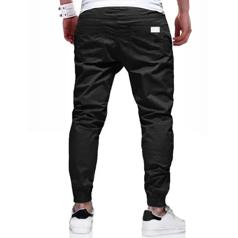 Men's Cargo Pants - Loose Fit Straight Leg Joggers, Large Size Casual Sweatpants with Multiple Pockets | Outdoor Hiking, Workwear & Streetwear Fashion