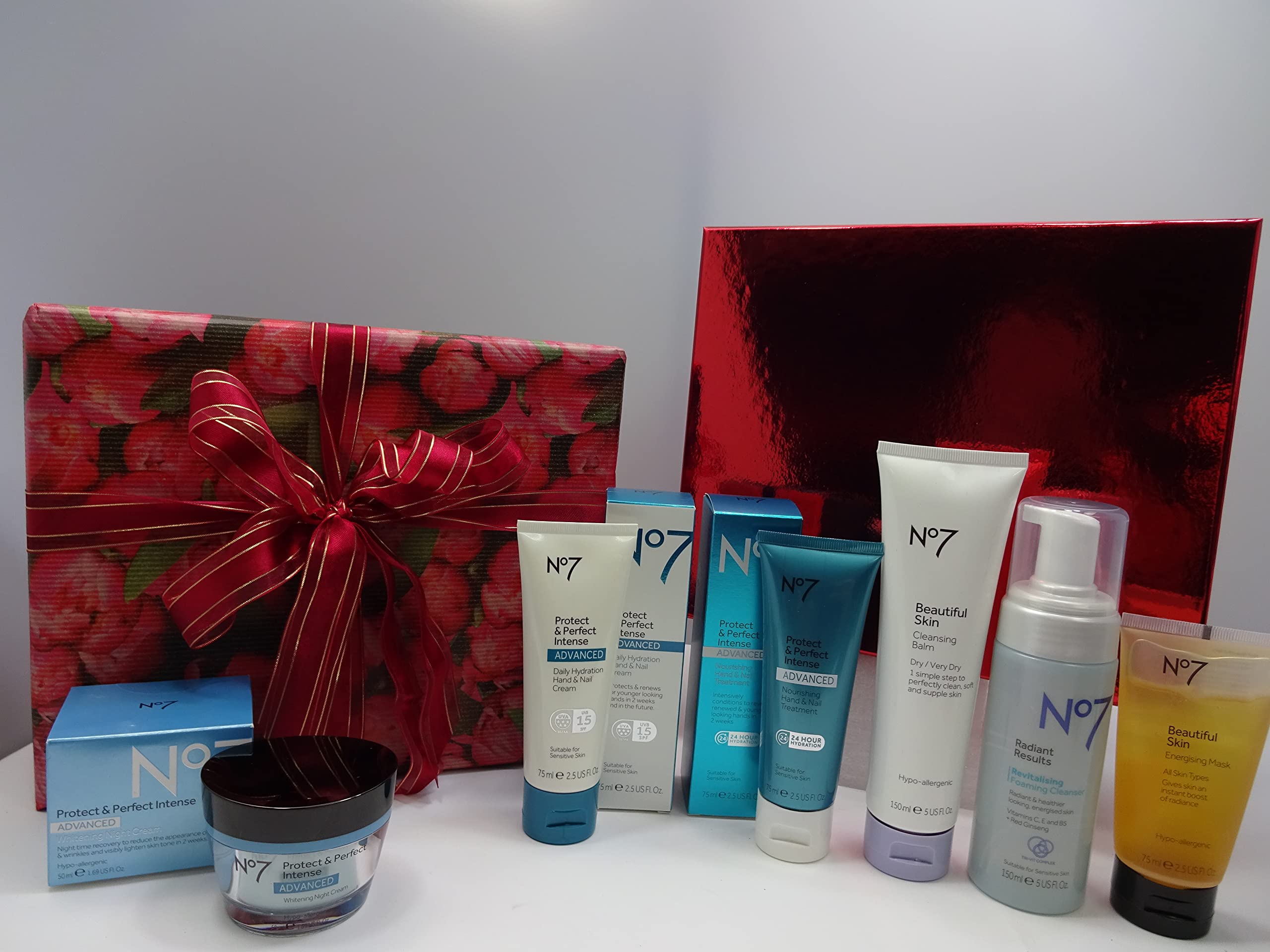Glory Cosmetics No7 Complete Skincare Collection Gift Set - Hydrating & Anti-Aging Skincare Kit for Women | Perfect for Birthday, Anniversary & Holiday Gifts