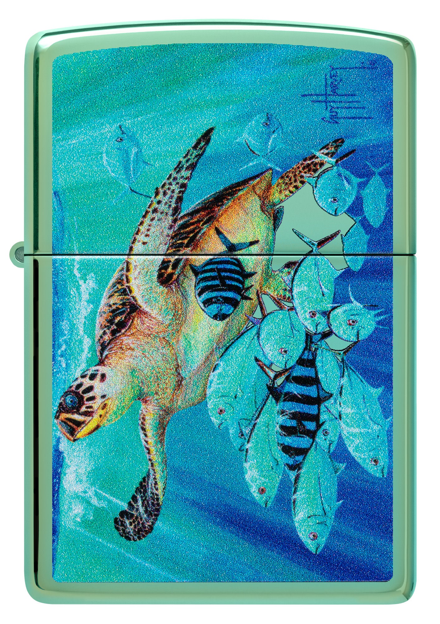 Guy Harvey Hawksbill Caravan T-Shirt - Stylish Men's Graphic Tee for Beach, Fishing & Outdoor Adventures