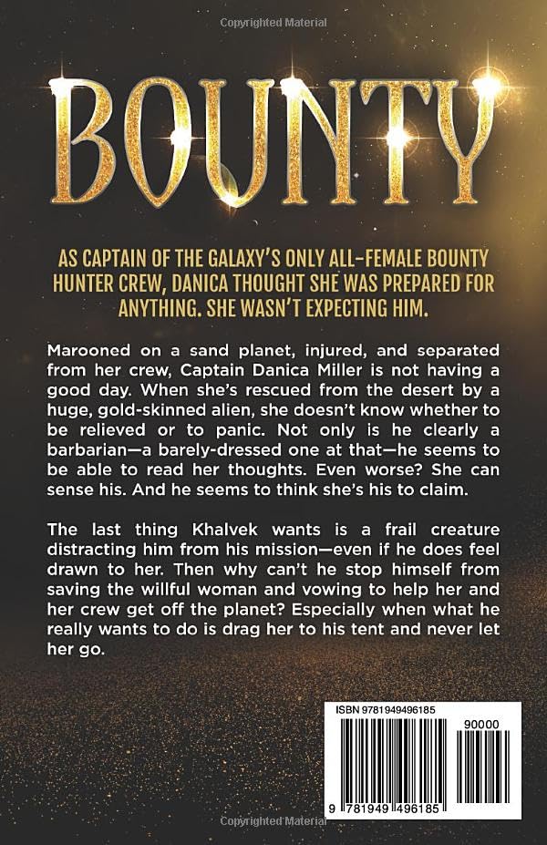 Bounty: A Sci-Fi Alien Warrior Romance Novel - Barbarians of the Sand Planet Book Series | Perfect for Fans of Alien Love Stories & Fantasy Adventure Reading