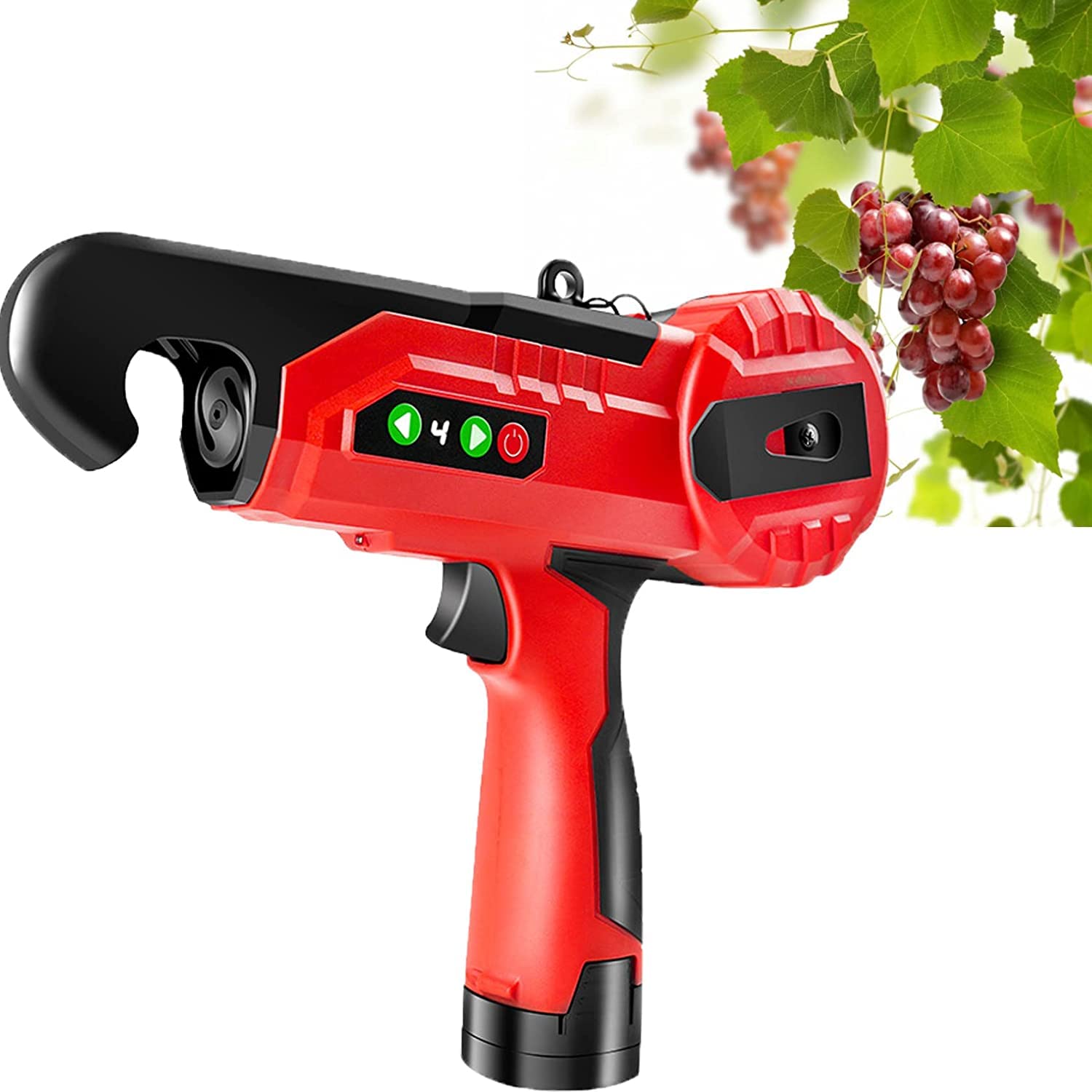 Electric Plant Tie Machine for Vineyards & Gardens - 2.5cm Max Bundle Diameter - Ideal for Grapes, Raspberries, Tomatoes - Perfect for Vineyard Tying, Vegetable Gardening & Berry Plant Support