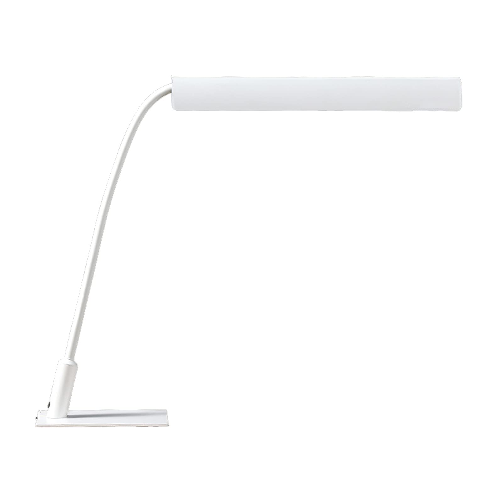 LED Desk Lamp for Home Office - Dimmable Eye Protection Reading Light with 3 Color Modes & USB Power Supply | Modern Metal Study Lamp for Work, Writing, Computer Use & Night Reading (White)