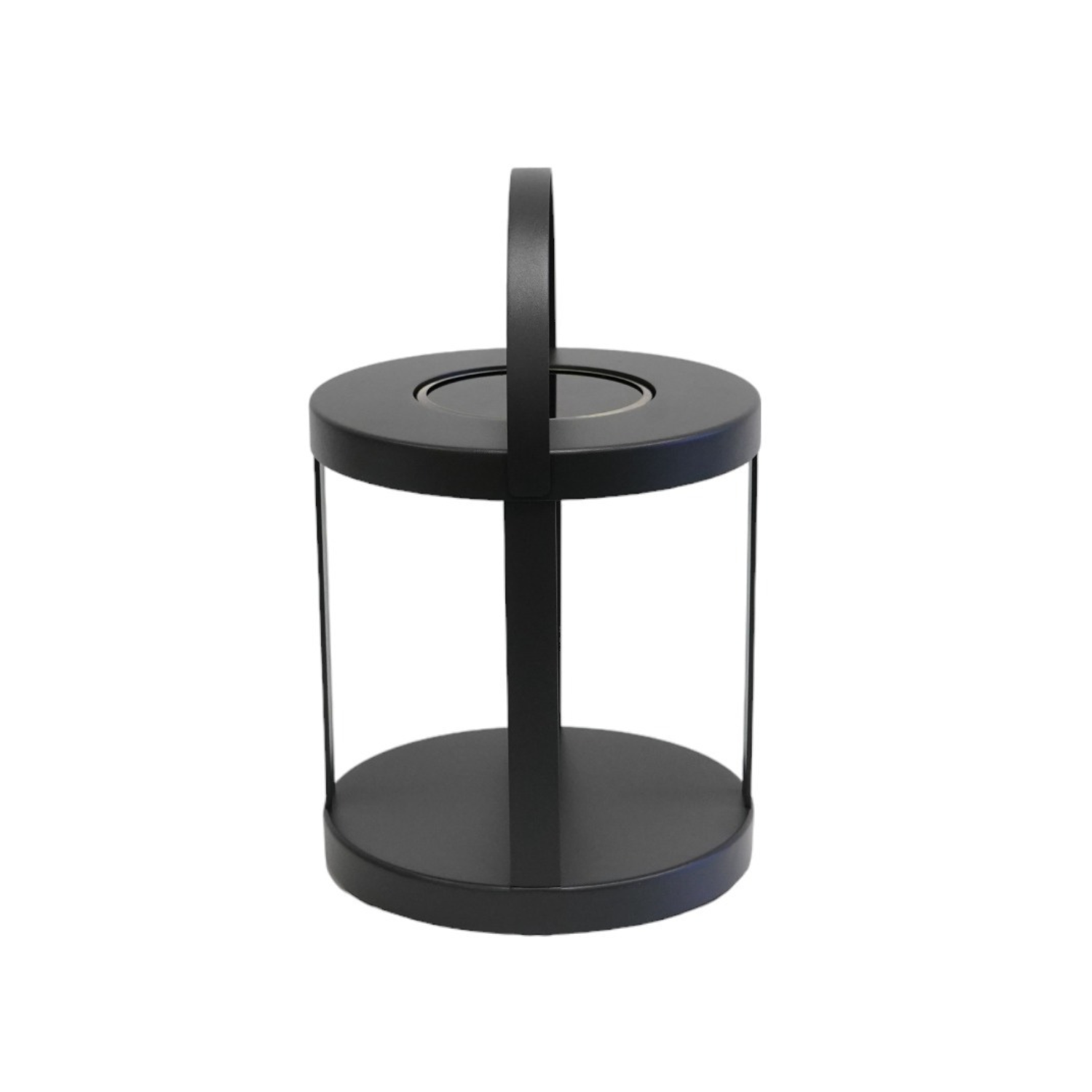 Eco-Friendly Solar Powered Pillar Charcoal Lantern - Outdoor Garden, Patio, Pathway Lighting for Camping & Backyard Decor