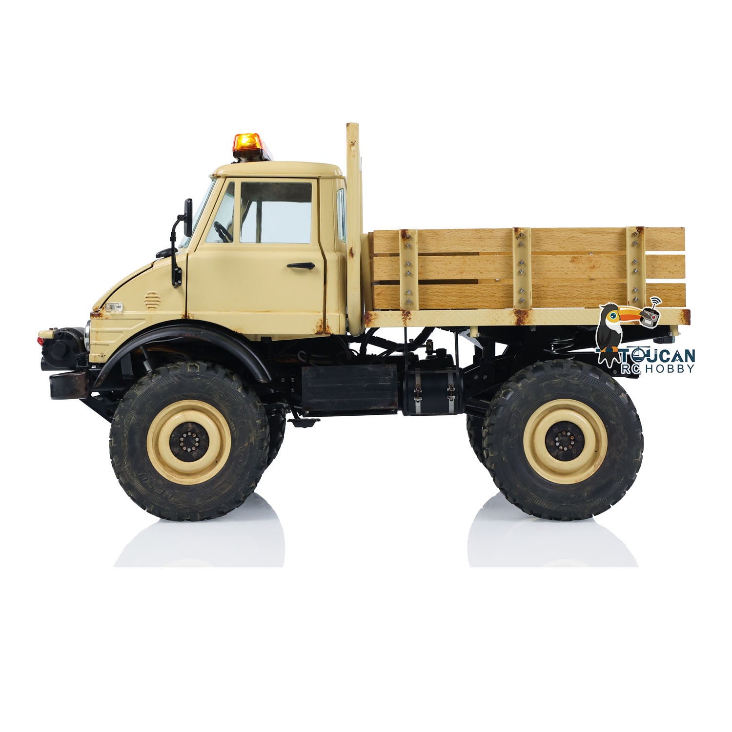 1/10 Scale 4x4 LESU RC Off-Road Crawler Truck RTR with Brushless Motor, 2-Speed Transmission & ESC - High Performance Remote Control Car for Rock Crawling, Trail Adventures and Off-Road Racing