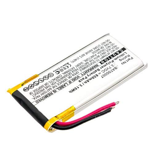 Synergy Digital Wireless Headset Battery - 850mAh Li-Polymer Replacement for Cardo BAT00007 (3.7V) | Perfect for Motorcycle Bluetooth Headsets & Outdoor Communication