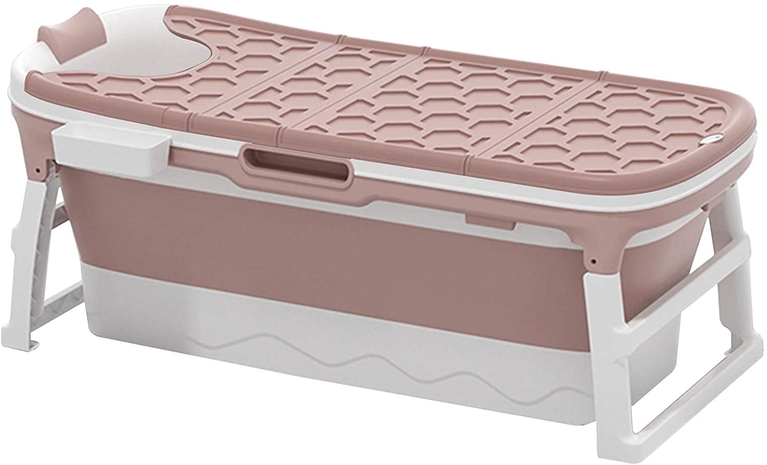 Foldable Bathtub for Adults - Portable Soaking Tub with Lid, Quick Folding Design for Spa Relaxation at Home | Perfect for Small Bathrooms, Apartments & Outdoor Use