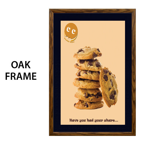 Premium 20x28 Wood Snap Frames for Posters - 3 Wide Matboard Display - Perfect for Art Galleries, Home Decor & Office Presentations