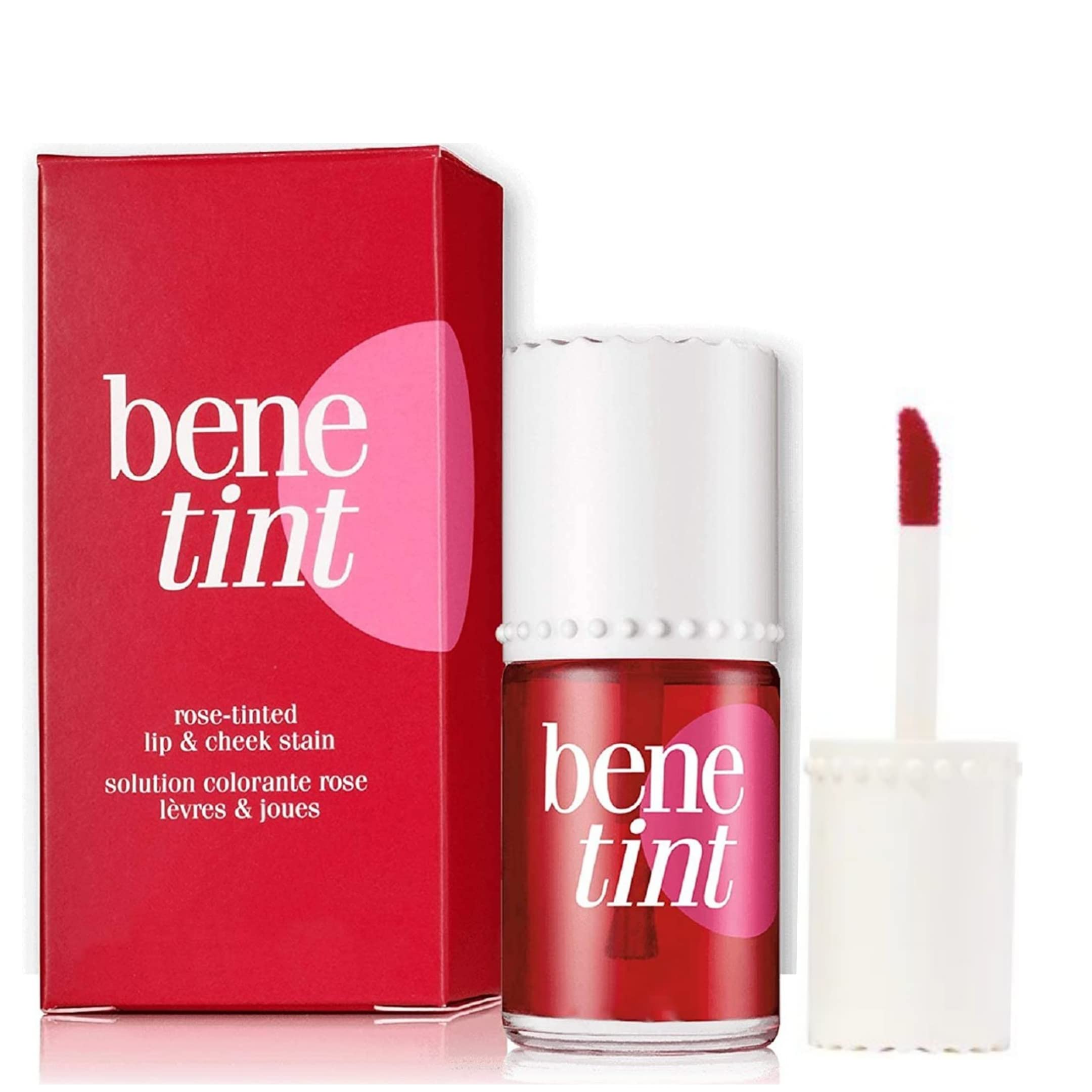 Huda Beauty Bene Tint Lip & Cheek Stain - Long Lasting Natural Flush | Perfect for Everyday Wear & Special Occasions