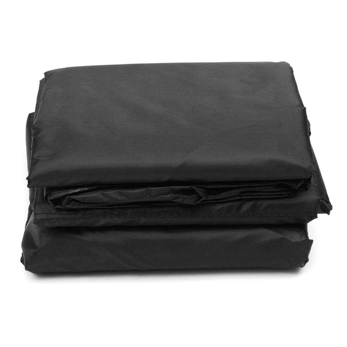 L-Shaped Sofa Cover & Rectangular Table Cover Set - Waterproof Sunproof Dustproof Outdoor Furniture Protector for Patio, Deck, Garden (2-Piece Set, Black) - Perfect for Outdoor Entertaining and All-Weather Protection