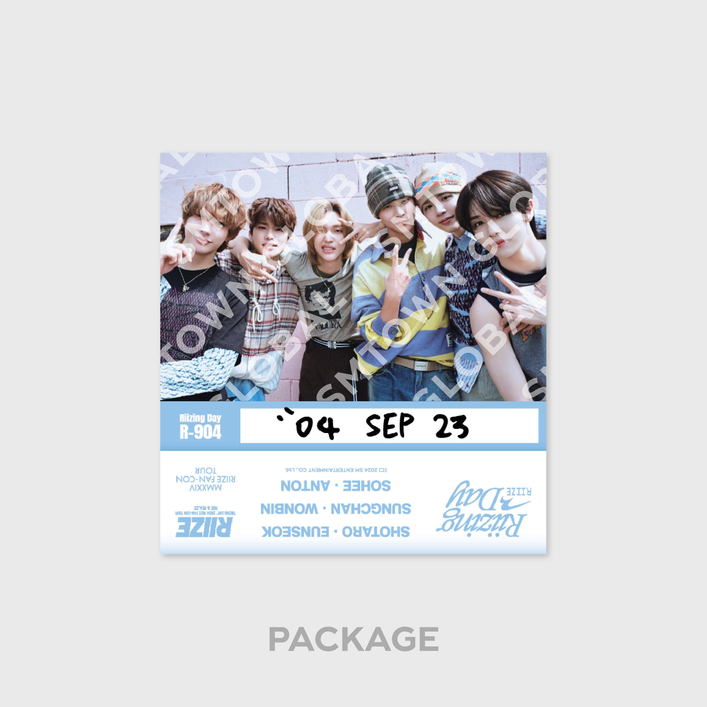 RIIZE 2024 Fan Concert 'RIIZING DAY' Finale Exclusive Cassette Tape Photo Set - Limited Edition K-Pop Merchandise for Fans & Collectors | Perfect for Display, Gifts, and Memorabilia
