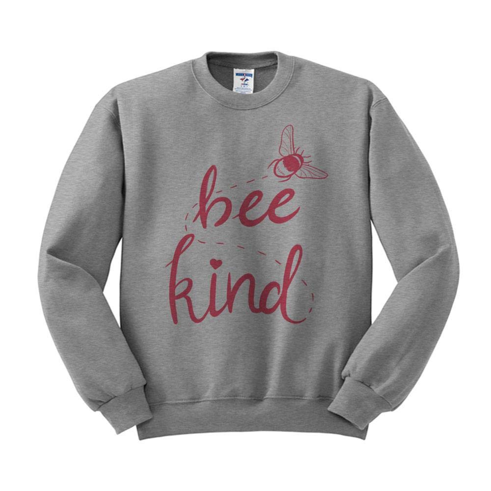 Bee Kind Unisex Sweatshirt - Eco-Friendly Casual Wear for Everyday Comfort & Outdoor Adventures