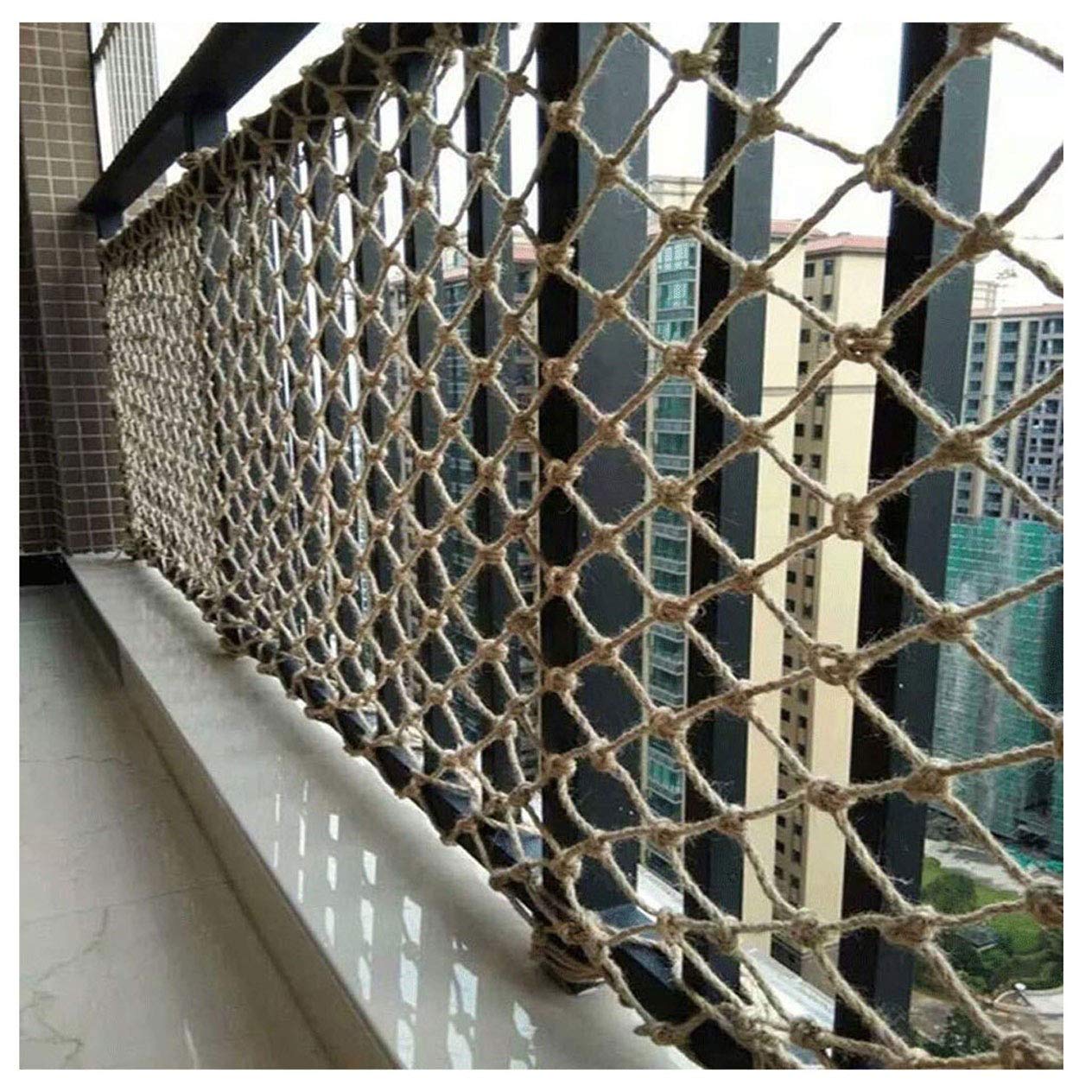 Premium 4mm Hemp Rope Net - 10cm Mesh Garden Bundling, Fitness & Decorative Net for Ceiling, Hammocks, DIY Projects | Perfect for Outdoor Activities, Home Decor & Yoga Accessories