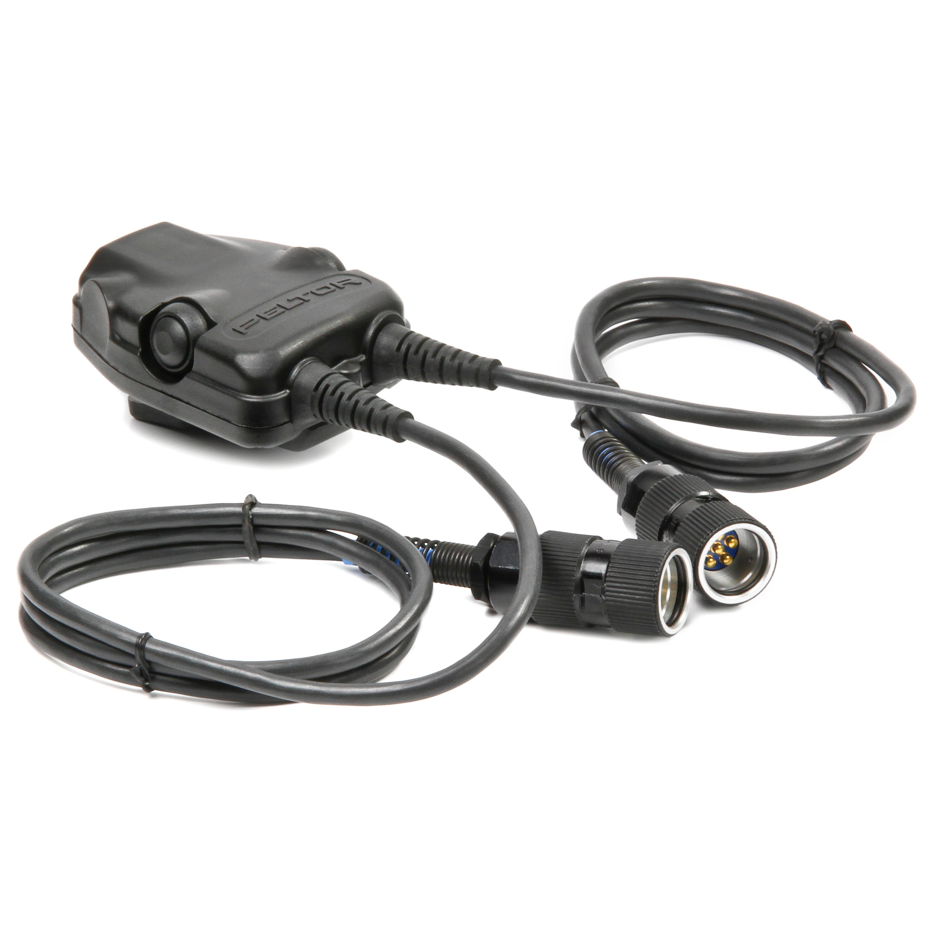 3M PELTOR Push To Talk (PTT) Adapters for Two-Way Radios - Compatible with Any Radio Model | Hands-Free Communication for Construction, Security & Outdoor Activities